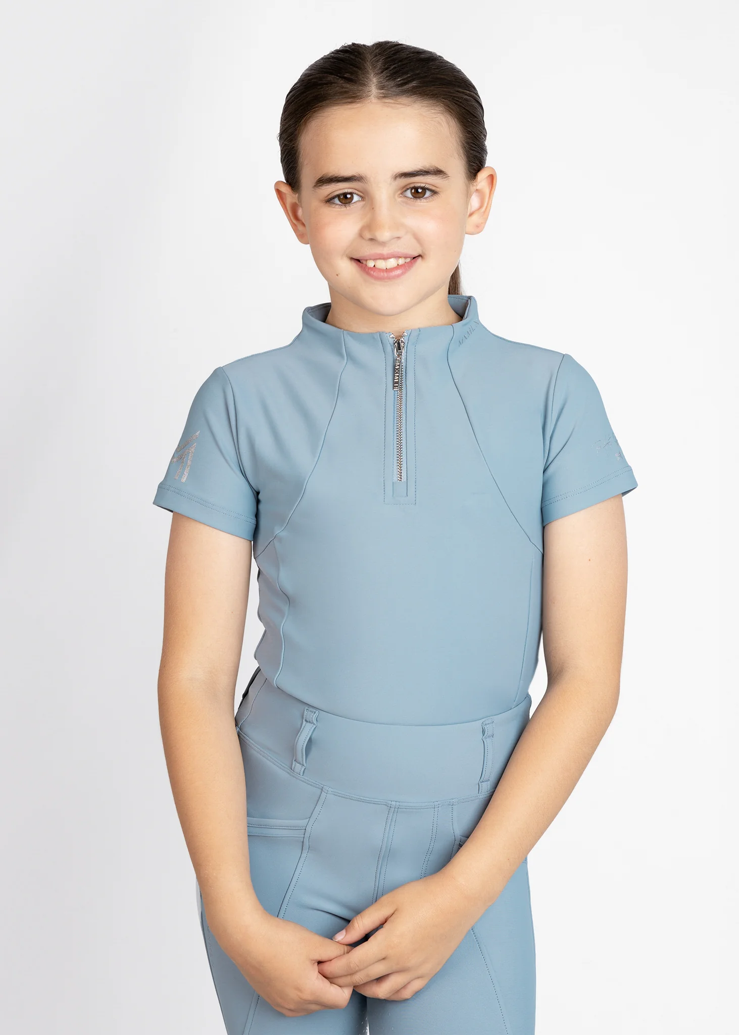 YR Short Sleeve Base Layer (Coastal Aqua) - Image 2