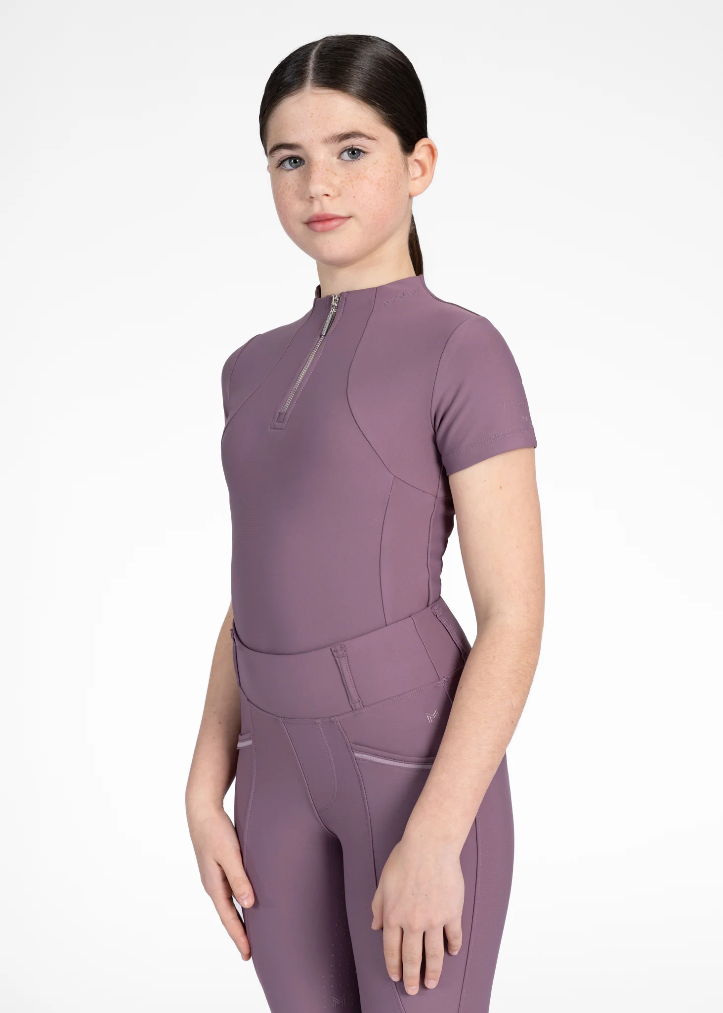 YR Short Sleeve Base Layer (Plum) - Image 2