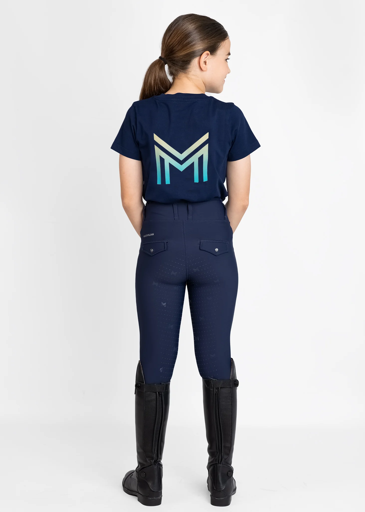 YR Symbol T-Shirt (Navy) - Image 7