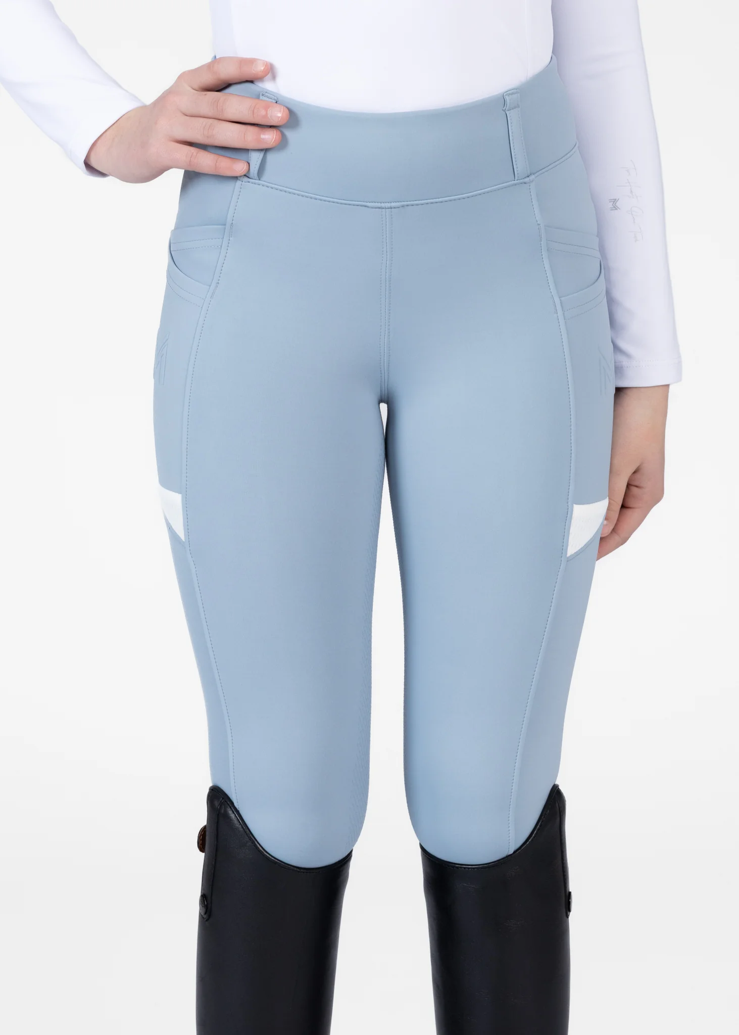 YR Tech Riding Leggings (Aqua) - Image 5