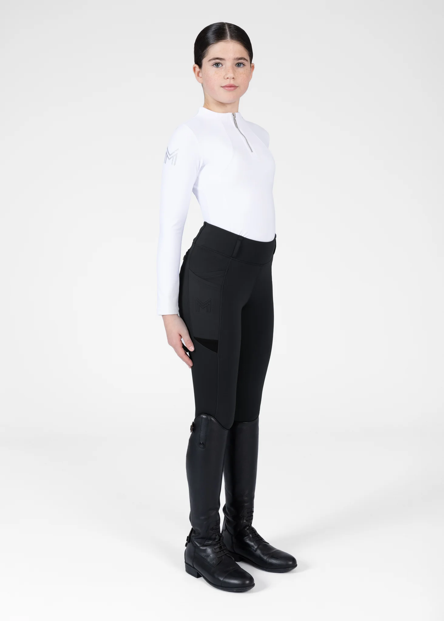 YR Tech Riding Leggings (Black) - Image 7