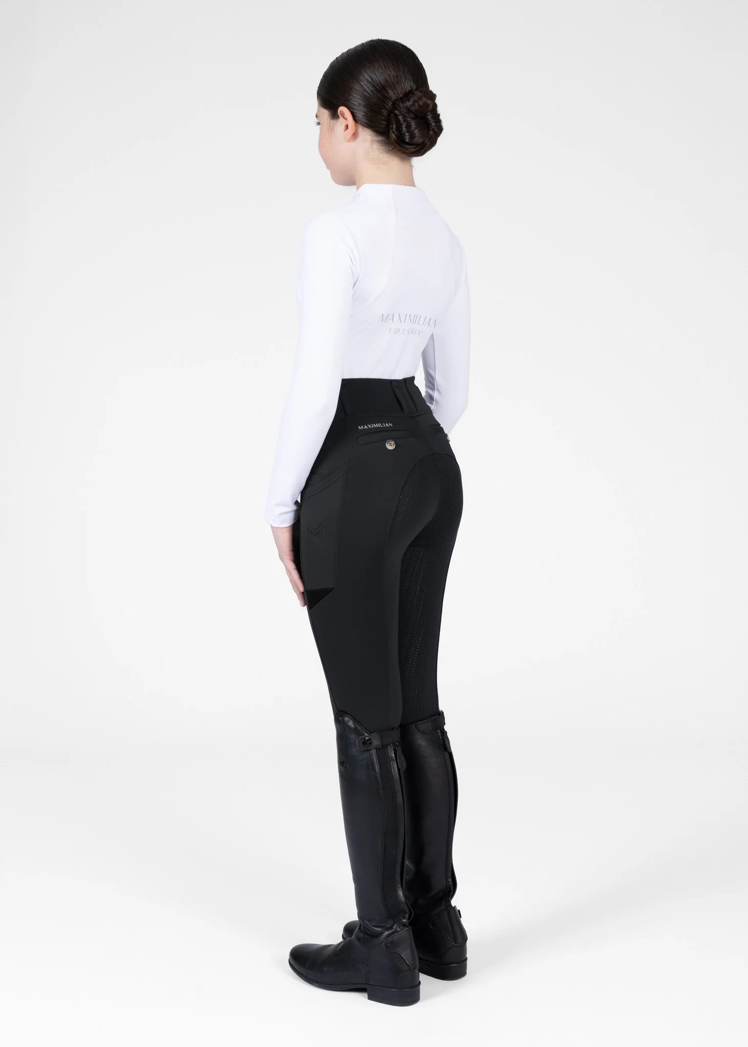 YR Tech Riding Leggings (Black) - Image 8