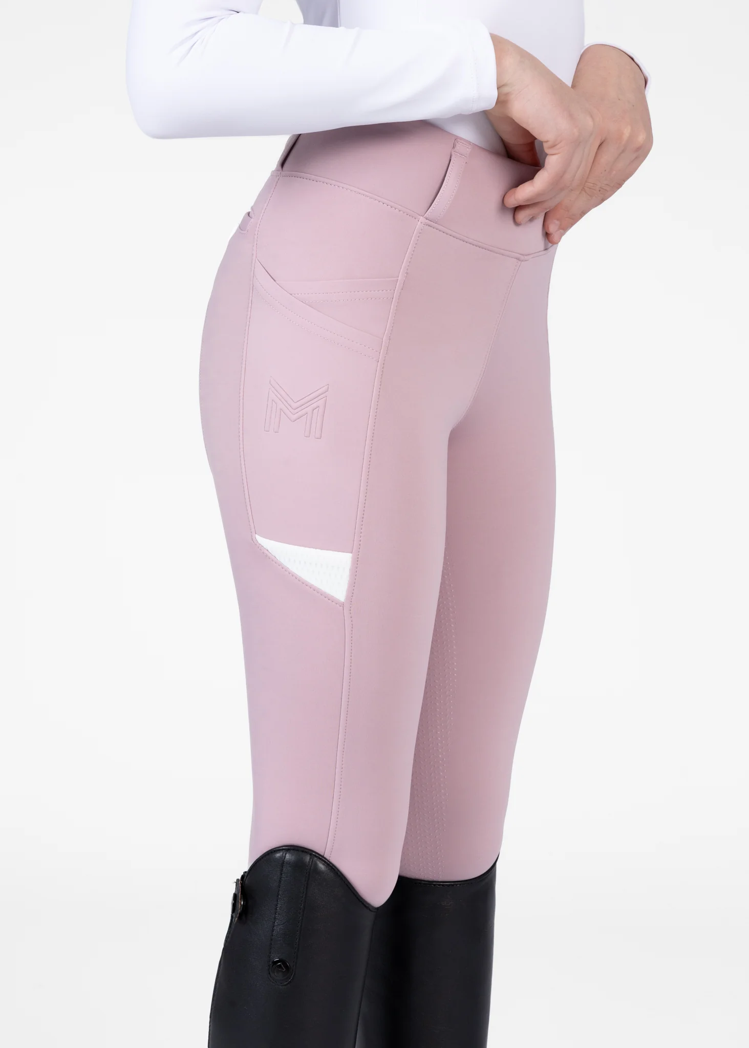 YR Tech Riding Leggings (Mauve) - Image 2