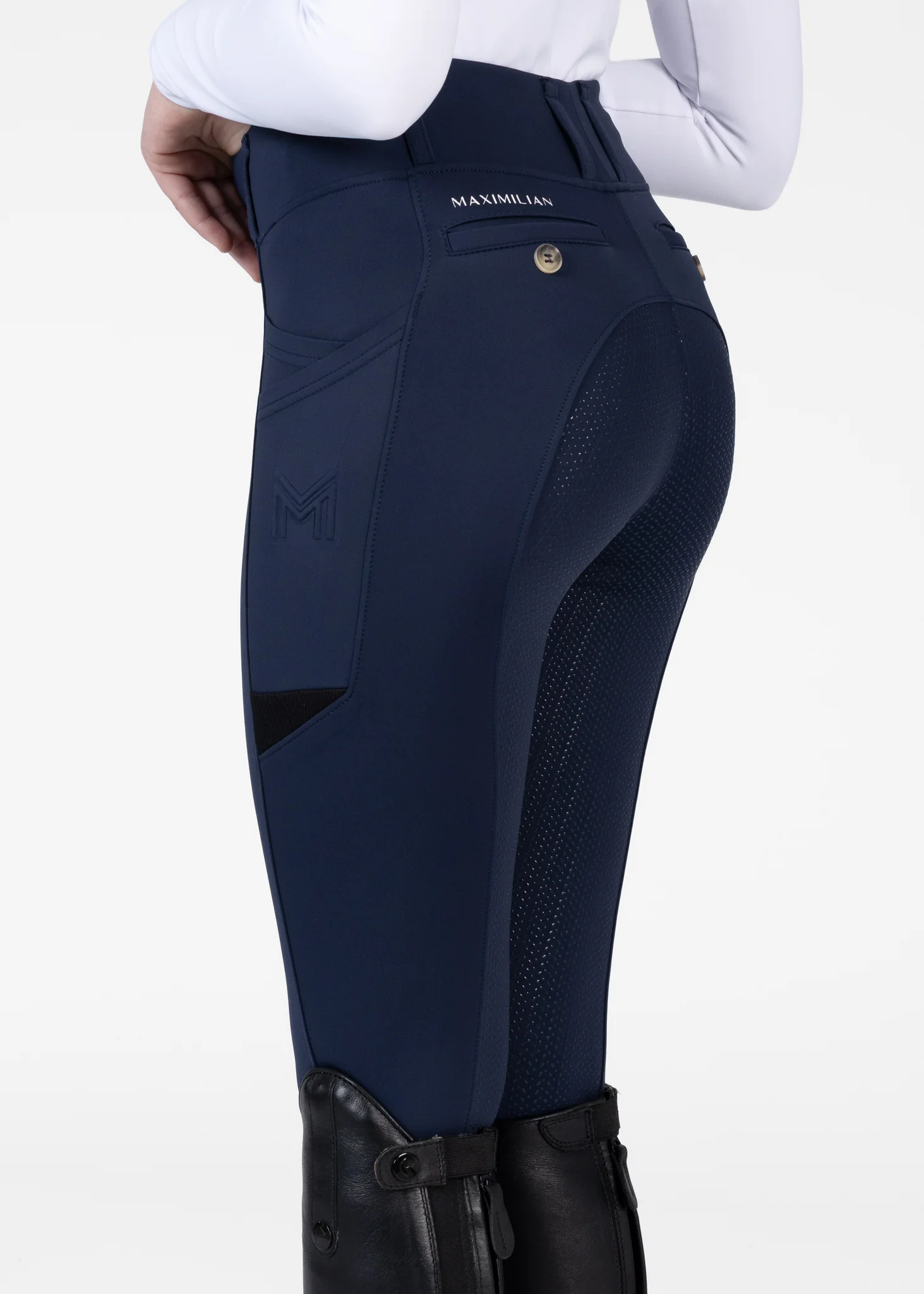YR Tech Riding Leggings (Navy) - Image 2
