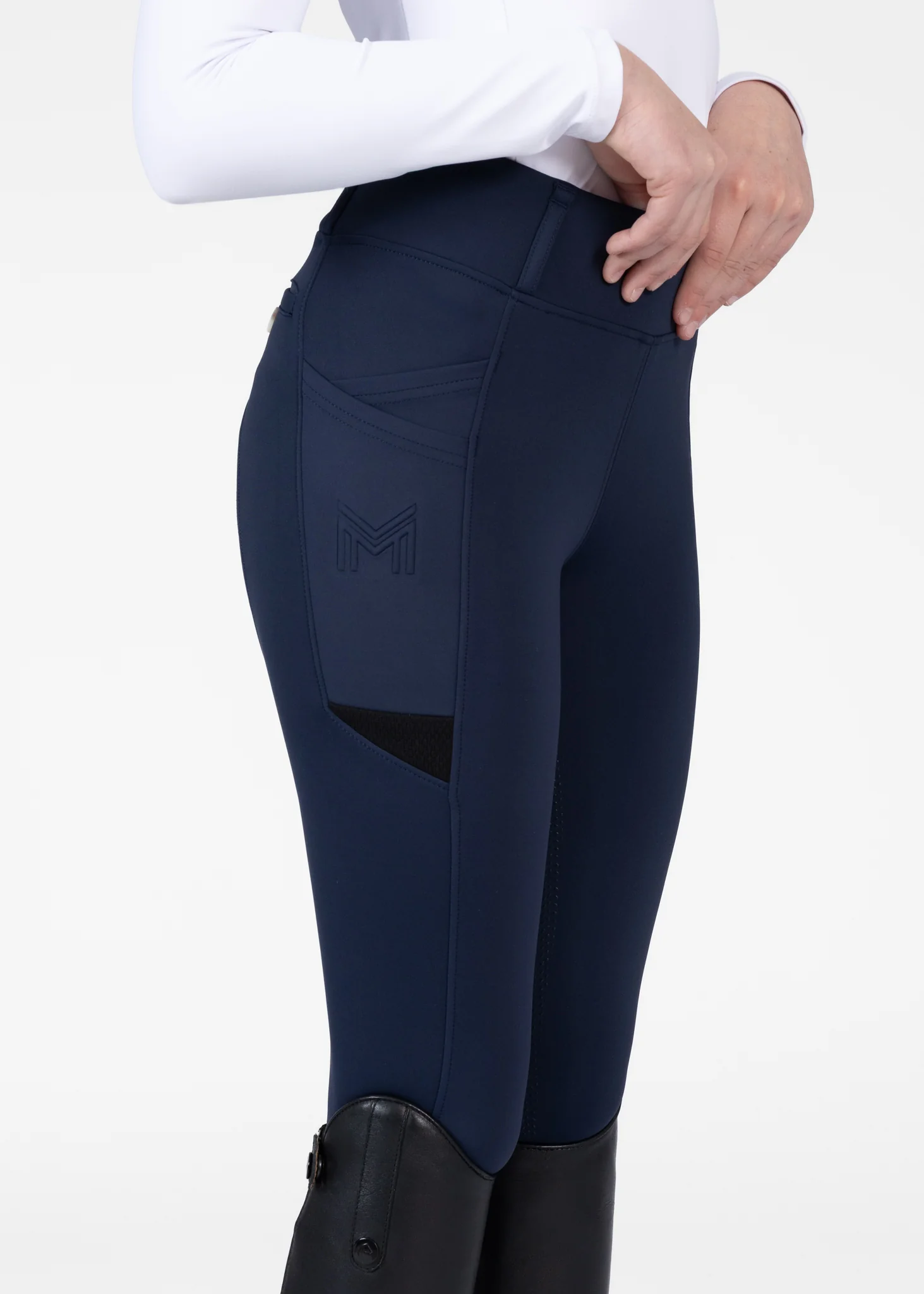 YR Tech Riding Leggings (Navy) - Image 5