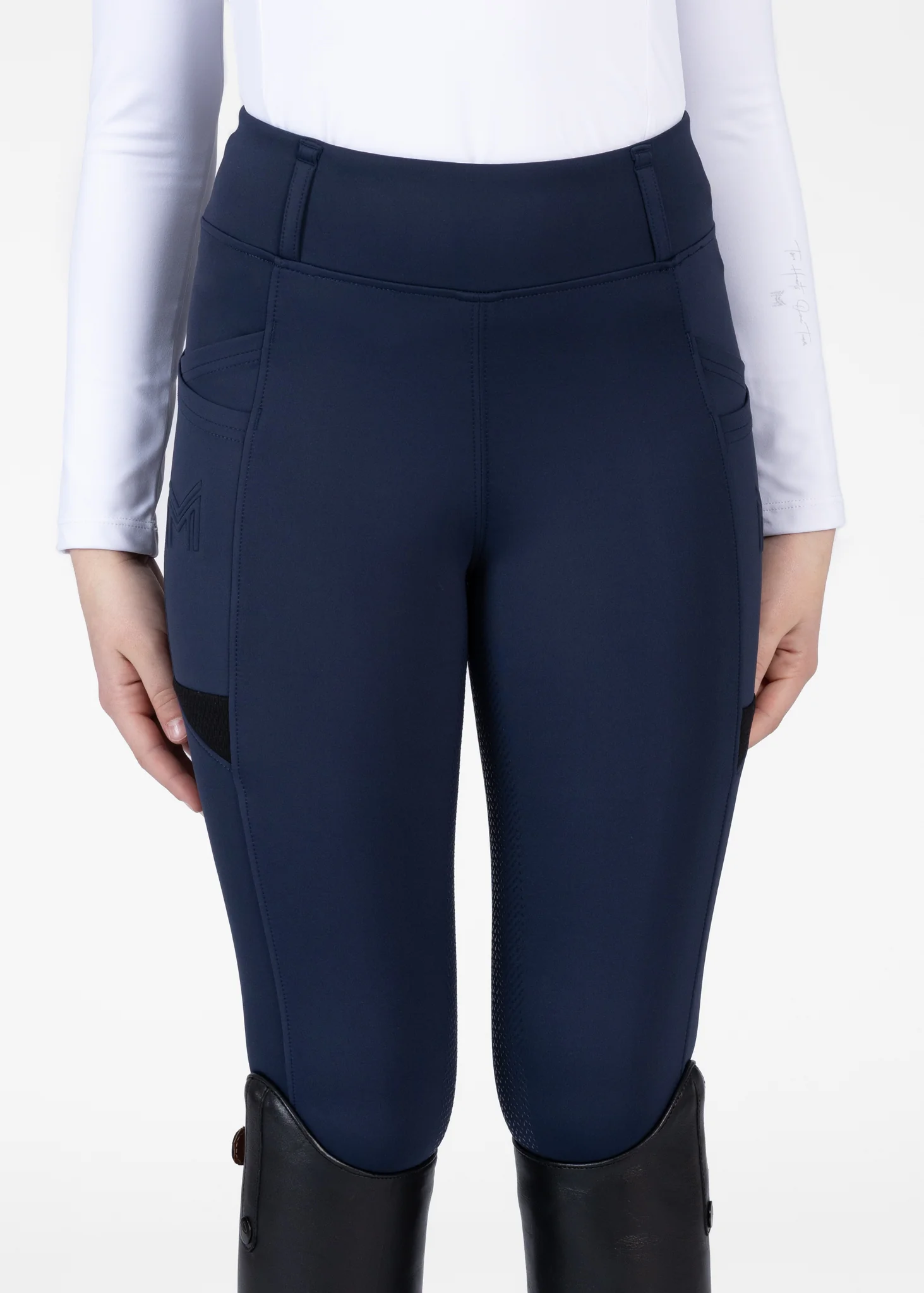 YR Tech Riding Leggings (Navy) - Image 6