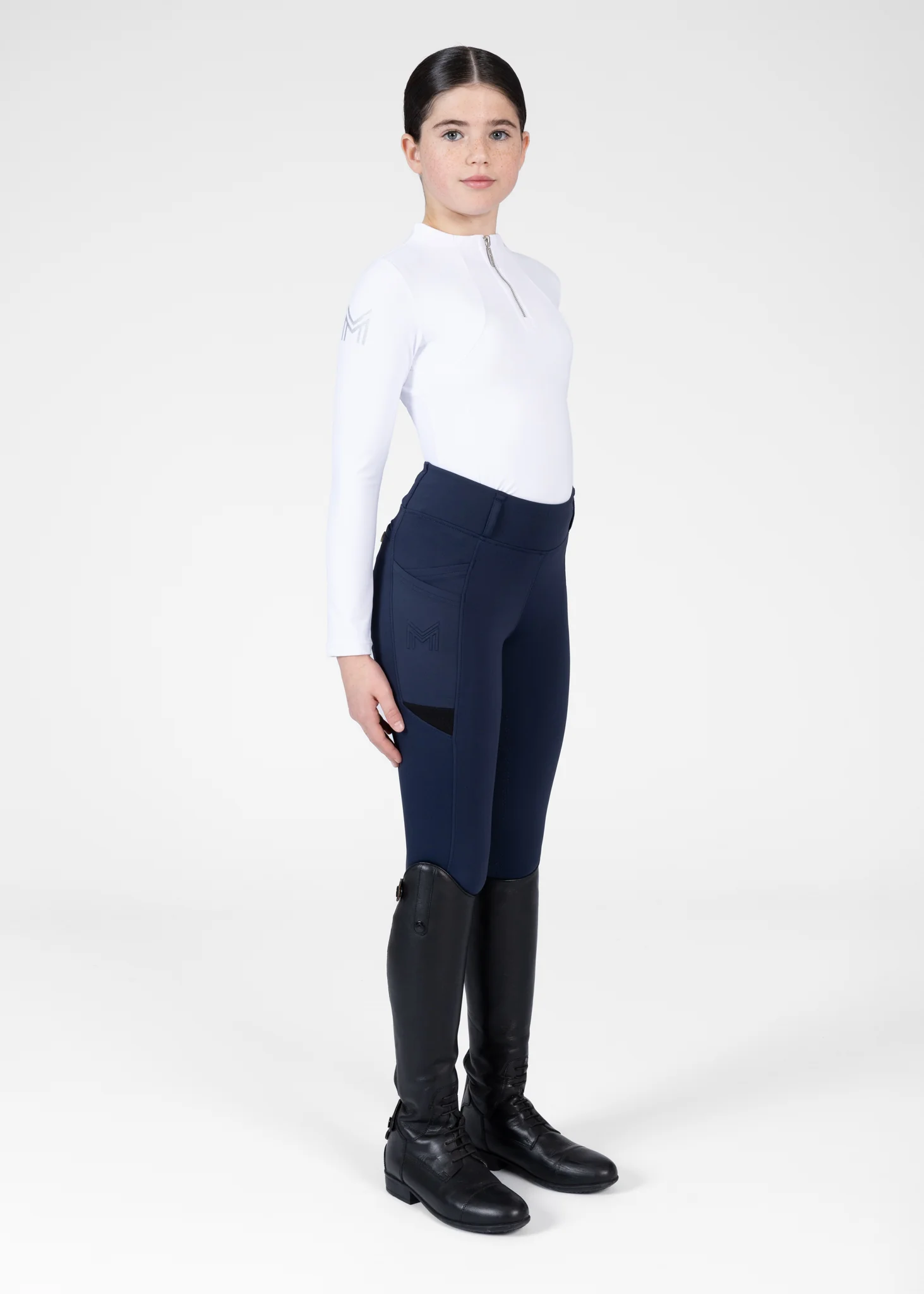 YR Tech Riding Leggings (Navy) - Image 7