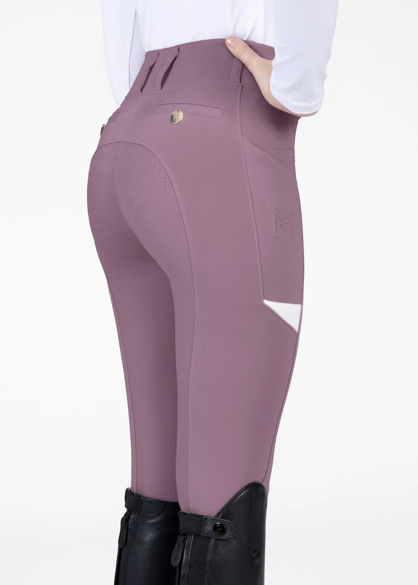 YR Tech Riding Leggings (Plum)