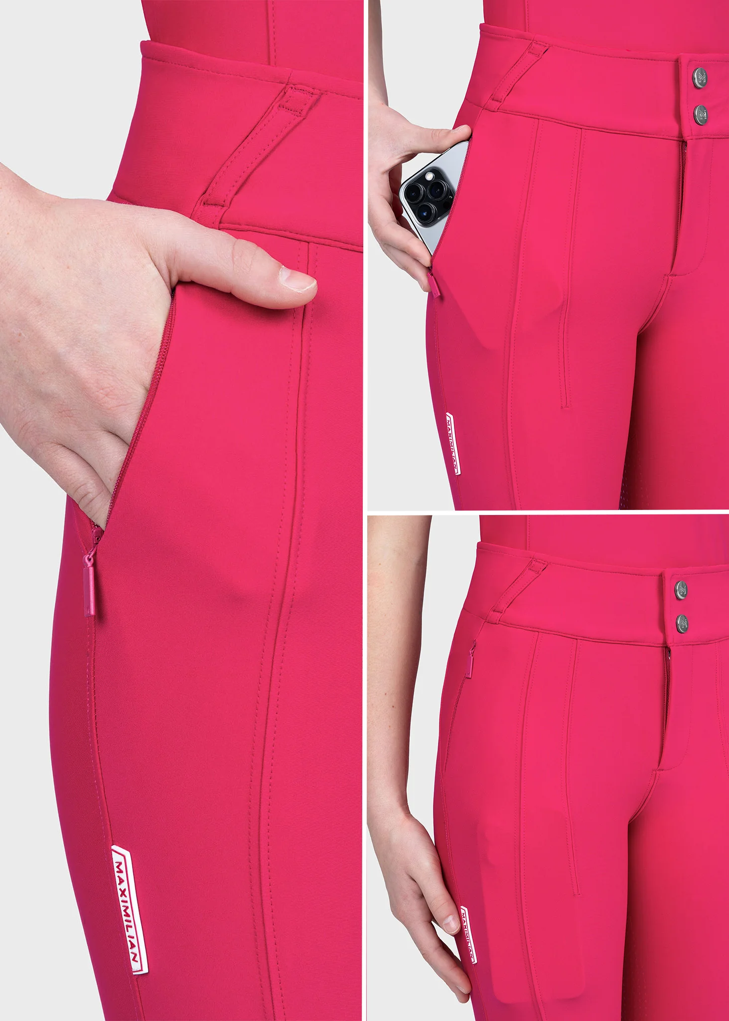 YR Vision Breeches (Cranberry) - Image 8